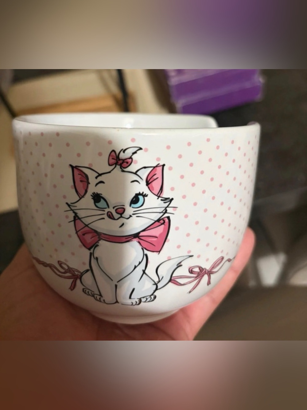 Disney The Aristocats Marie 20-Ounce Ceramic Ramen Bowl Set (No Chopsticks)